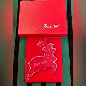 BACCARAT Crystal Holiday Ornament - Noel 2001